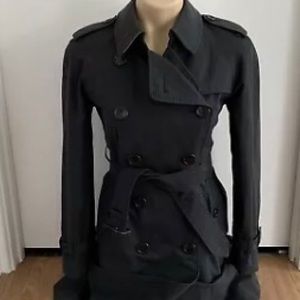 Burberry classic trench double breasted navy blue